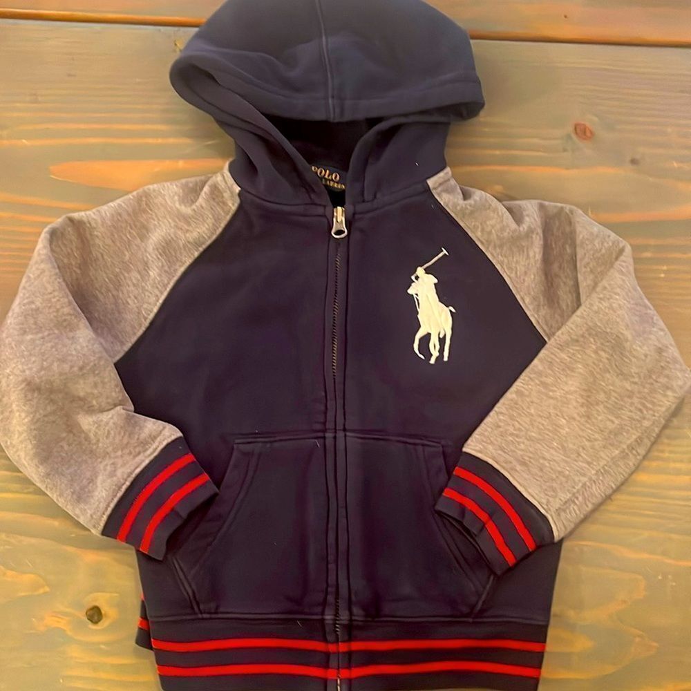 Polo Zip Up Hoodie - Picture 1 of 4